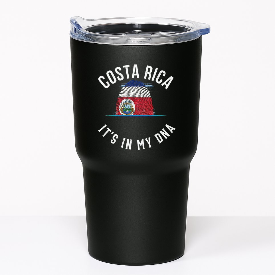 Vintage Costa Rica Flag It Is In My DNA Costa Rican Gift Tumbler