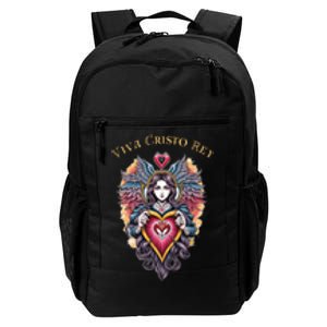 Viva Cristo Rey Sacred Heart Roman Catholic Daily Commute Backpack