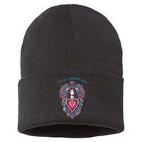 Viva Cristo Rey Sacred Heart Roman Catholic Sustainable Knit Beanie