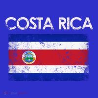 Vintage Costa Rica Rican Flag Pride Cool Gift Tall T-Shirt