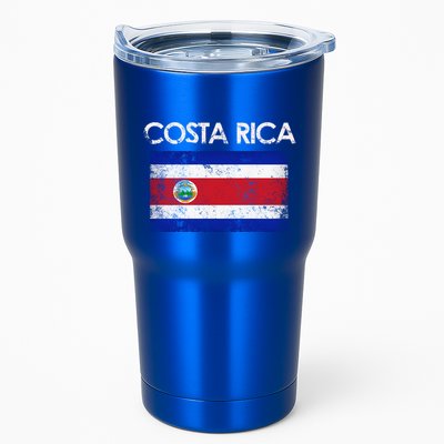 Vintage Costa Rica Rican Flag Pride Cool Gift Tumbler