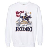 Vintage Cowhide Riding Cow Western Country Rodeo Garment-Dyed Sweatshirt