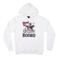 Vintage Cowhide Riding Cow Western Country Rodeo Hoodie