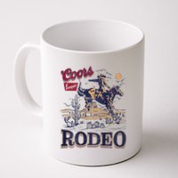 Vintage Cowhide Riding Cow Western Country Rodeo Coffee Mug