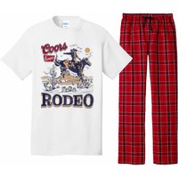 Vintage Cowhide Riding Cow Western Country Rodeo Pajama Set