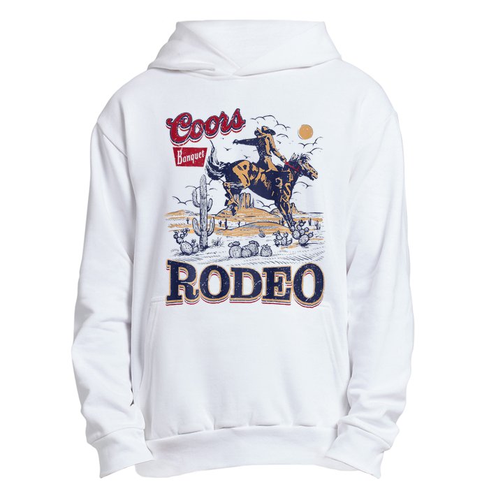 Vintage Cowhide Riding Cow Western Country Rodeo Urban Pullover Hoodie