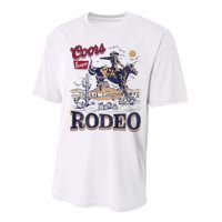 Vintage Cowhide Riding Cow Western Country Rodeo Performance Sprint T-Shirt