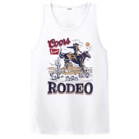 Vintage Cowhide Riding Cow Western Country Rodeo PosiCharge Competitor Tank