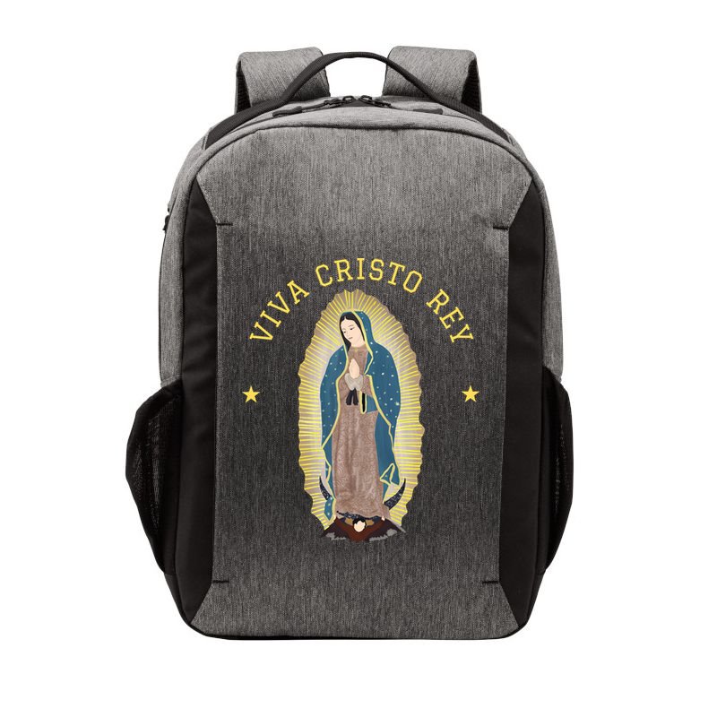 Viva Cristo Rey Our Lady Of Guadalupe Roman Catholic Gift Vector Backpack