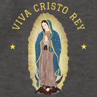 Viva Cristo Rey Our Lady Of Guadalupe Roman Catholic Gift Vector Backpack