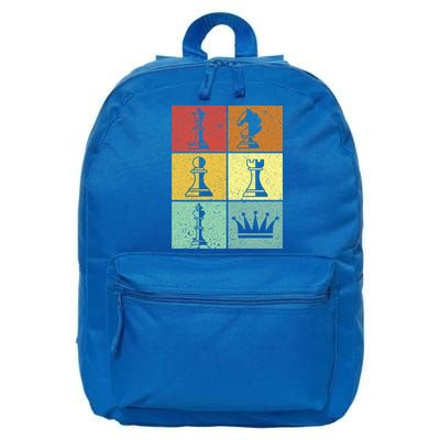 Vintage Colorful Retro Chess Gaming Cool Gift 16 in Basic Backpack