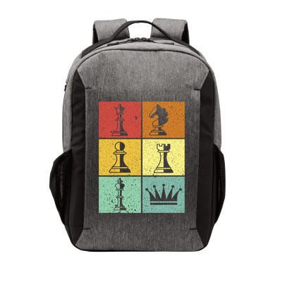 Vintage Colorful Retro Chess Gaming Cool Gift Vector Backpack