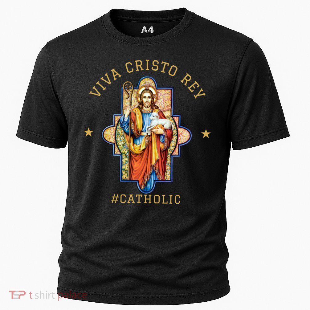 Viva Cristo Rey Roman Catholic Gift Performance Shirt