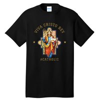 Viva Cristo Rey Roman Catholic Gift Tall T-Shirt