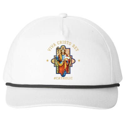 Viva Cristo Rey Roman Catholic Gift Snapback Five-Panel Rope Hat