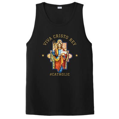 Viva Cristo Rey Roman Catholic Gift PosiCharge Competitor Tank