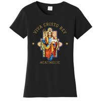 Viva Cristo Rey Roman Catholic Gift Women's T-Shirt