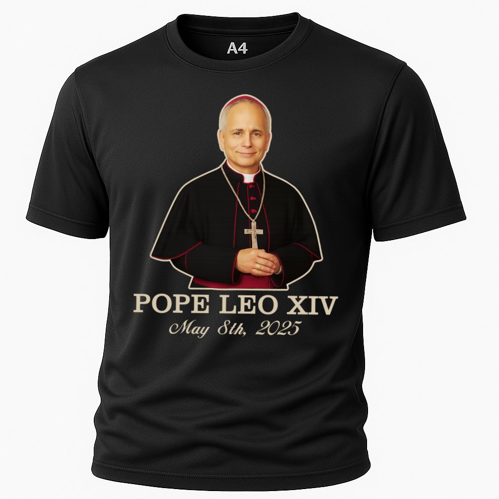 Vivo Christo Rey Pope LEO XIV May 8th, 2025 Catholic Pope Cooling Performance Crew T-Shirt