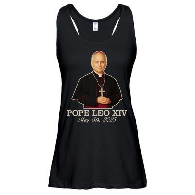 Vivo Christo Rey Pope LEO XIV May 8th, 2025 Catholic Pope Ladies Essential Flowy Tank