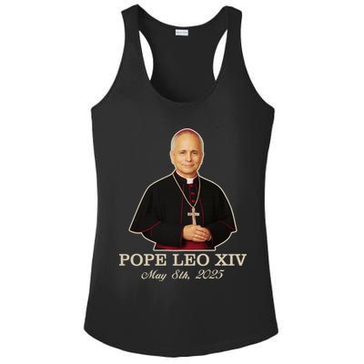 Vivo Christo Rey Pope LEO XIV May 8th, 2025 Catholic Pope Ladies PosiCharge Competitor Racerback Tank