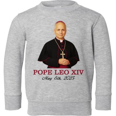 Vivo Christo Rey Pope LEO XIV May 8th, 2025 Catholic Pope Toddler Sweatshirt