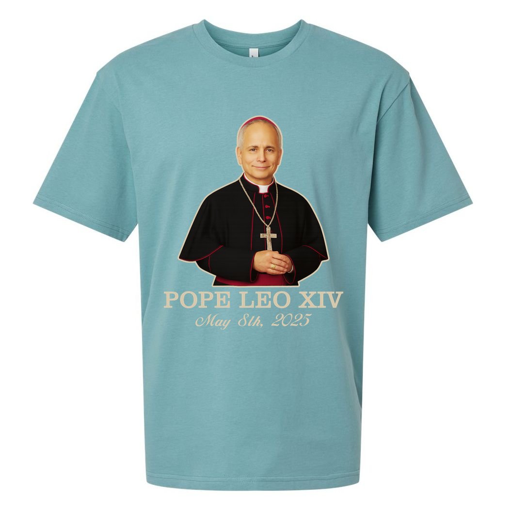 Vivo Christo Rey Pope LEO XIV May 8th, 2025 Catholic Pope Sueded Cloud Jersey T-Shirt