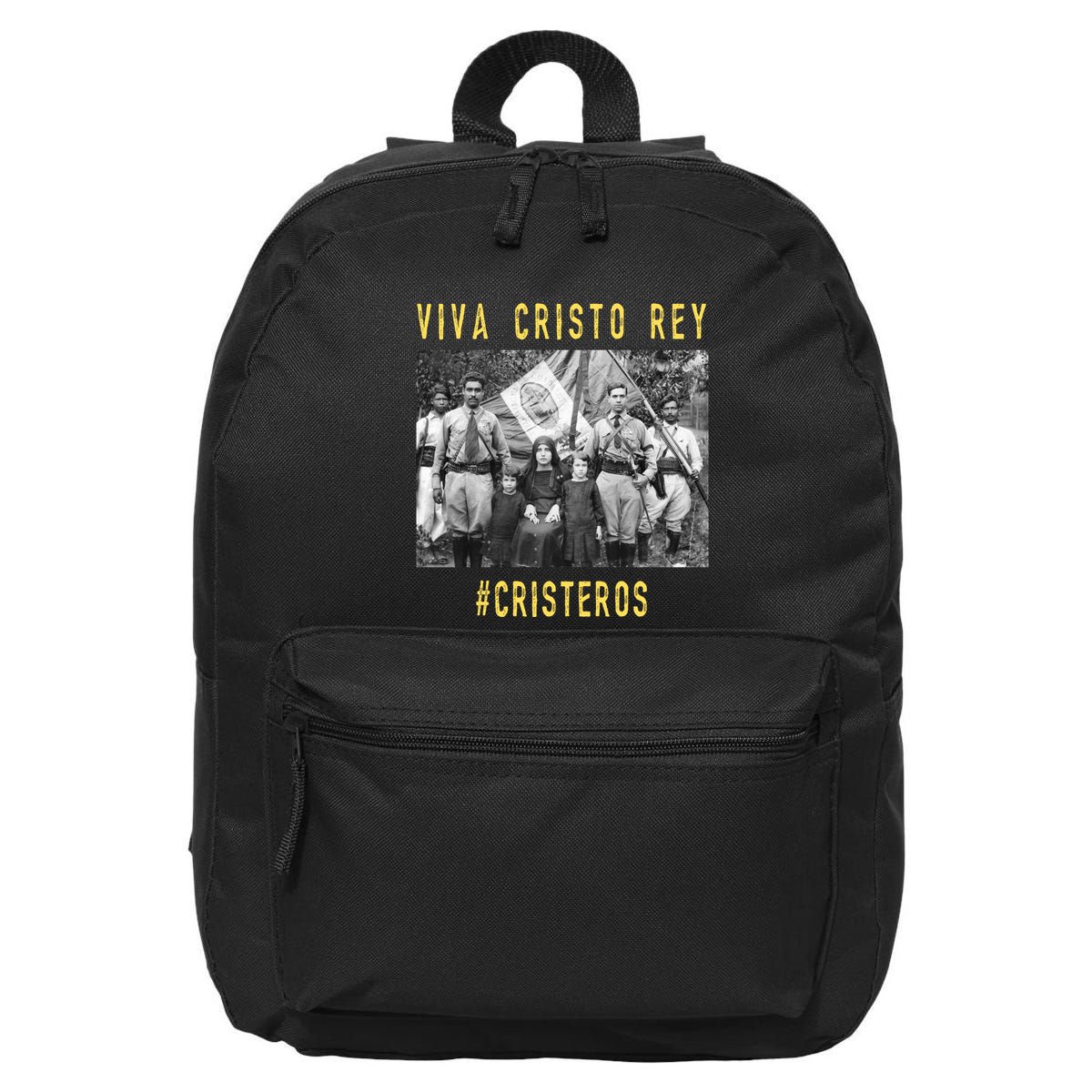 Viva Cristo Rey Catholic Cristeros Gift 16 in Basic Backpack
