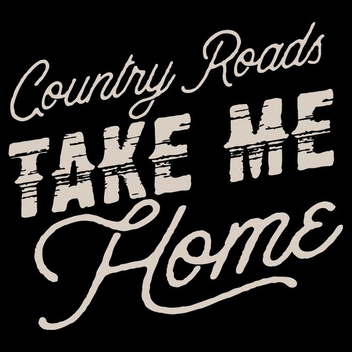 Vintage Country Roads Take Me Home Retro T-Shirt