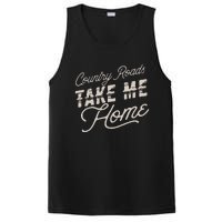 Vintage Country Roads Take Me Home Retro PosiCharge Competitor Tank