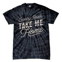 Vintage Country Roads Take Me Home Retro Tie-Dye T-Shirt