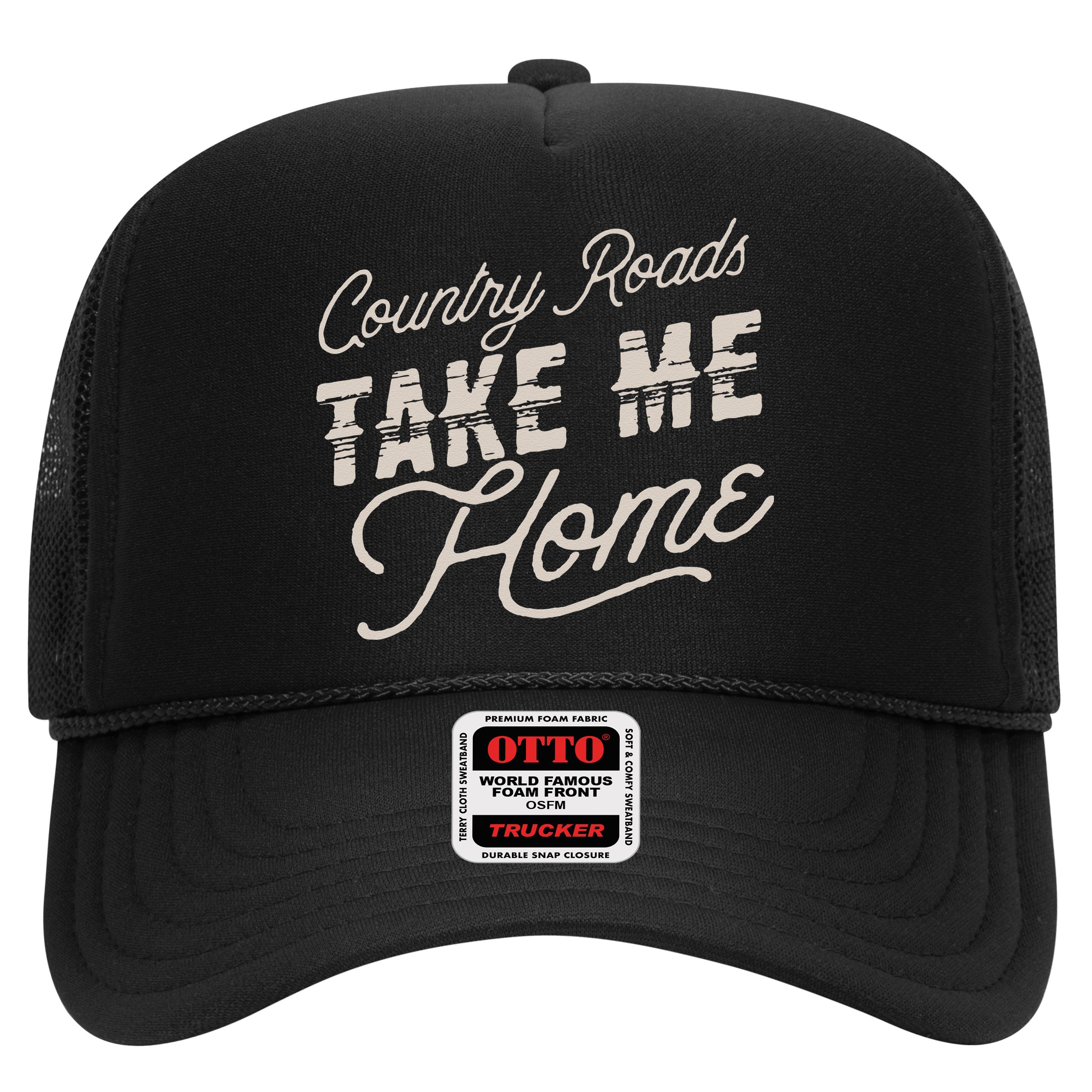 Vintage Country Roads Take Me Home Retro Hat