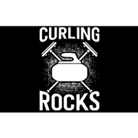 Vintage Curling Rocks Ice Curling Sport Curling Player Bumper Sticker