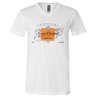 Veuve Clicquot Rosé Tennis Club V-Neck T-Shirt