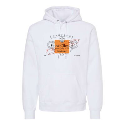 Veuve Clicquot Rosé Tennis Club Premium Hoodie