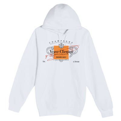 Veuve Clicquot Rosé Tennis Club Premium Pullover Hoodie