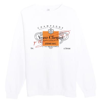 Veuve Clicquot Rosé Tennis Club Premium Crewneck Sweatshirt