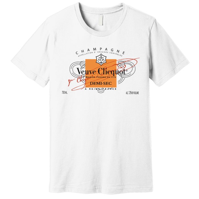 Veuve Clicquot Rosé Tennis Club Premium T-Shirt