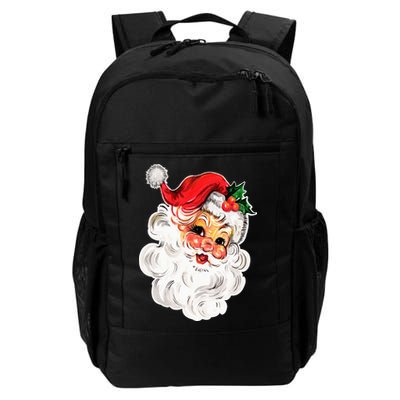 Vintage Christmas Retro Red Santa Claus Team Old Fashioned Backpack