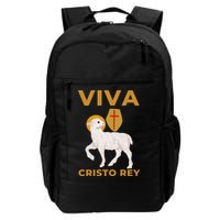 Viva Cristo Rey Roman Catholic Gift Daily Commute Backpack