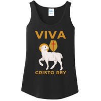 Viva Cristo Rey Roman Catholic Gift Ladies Essential Tank