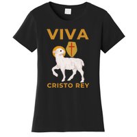 Viva Cristo Rey Roman Catholic Gift Women's T-Shirt