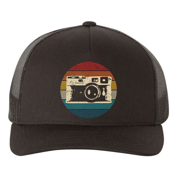 Vintage Camera Retro Photography Photographer Gift Yupoong Adult 5-Panel Trucker Hat