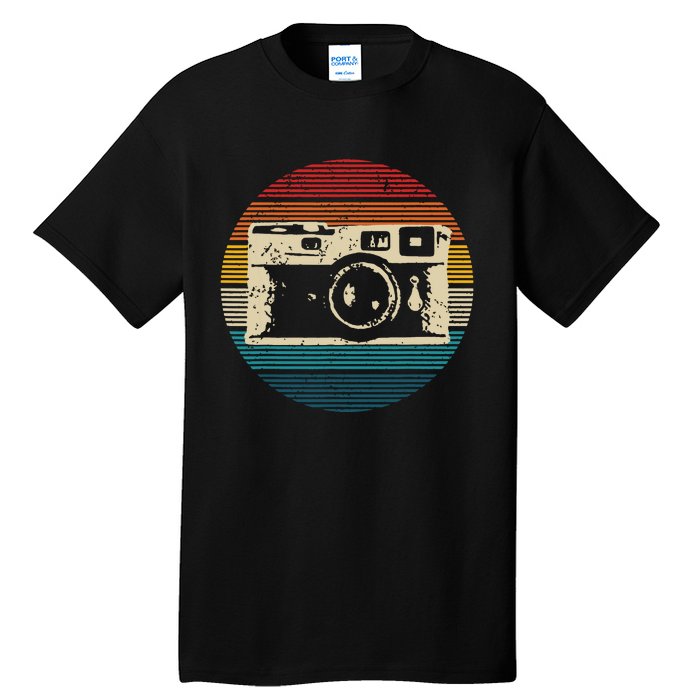 Vintage Camera Retro Photography Photographer Gift Tall T-Shirt