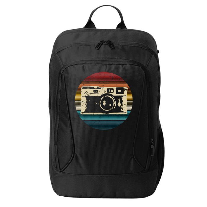 Vintage Camera Retro Photography Photographer Gift City Backpack