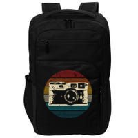 Vintage Camera Retro Photography Photographer Gift Impact Tech Backpack