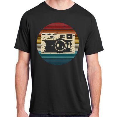 Vintage Camera Retro Photography Photographer Gift Adult ChromaSoft Performance T-Shirt