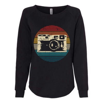 Vintage Camera Retro Photography Photographer Gift Womens California Wash Sweatshirt