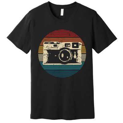 Vintage Camera Retro Photography Photographer Gift Premium T-Shirt