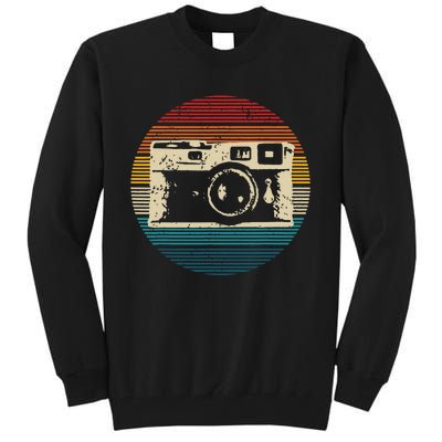 Vintage Camera Retro Photography Photographer Gift Tall Sweatshirt