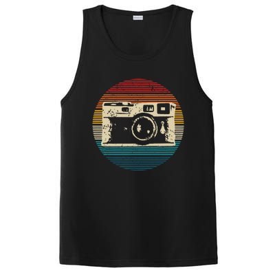 Vintage Camera Retro Photography Photographer Gift PosiCharge Competitor Tank